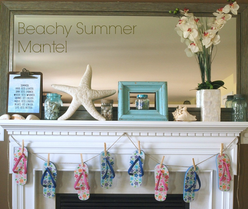 Beachy Summer Mantel from Endlessly Inspired