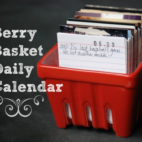 Berry Basket Daily Calendar