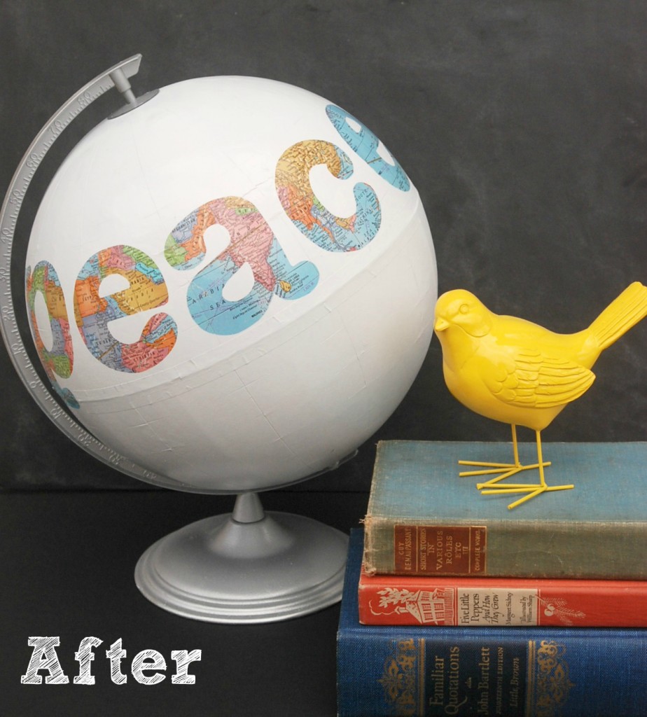 Peace on Earth Globe from Endlessly Inspired