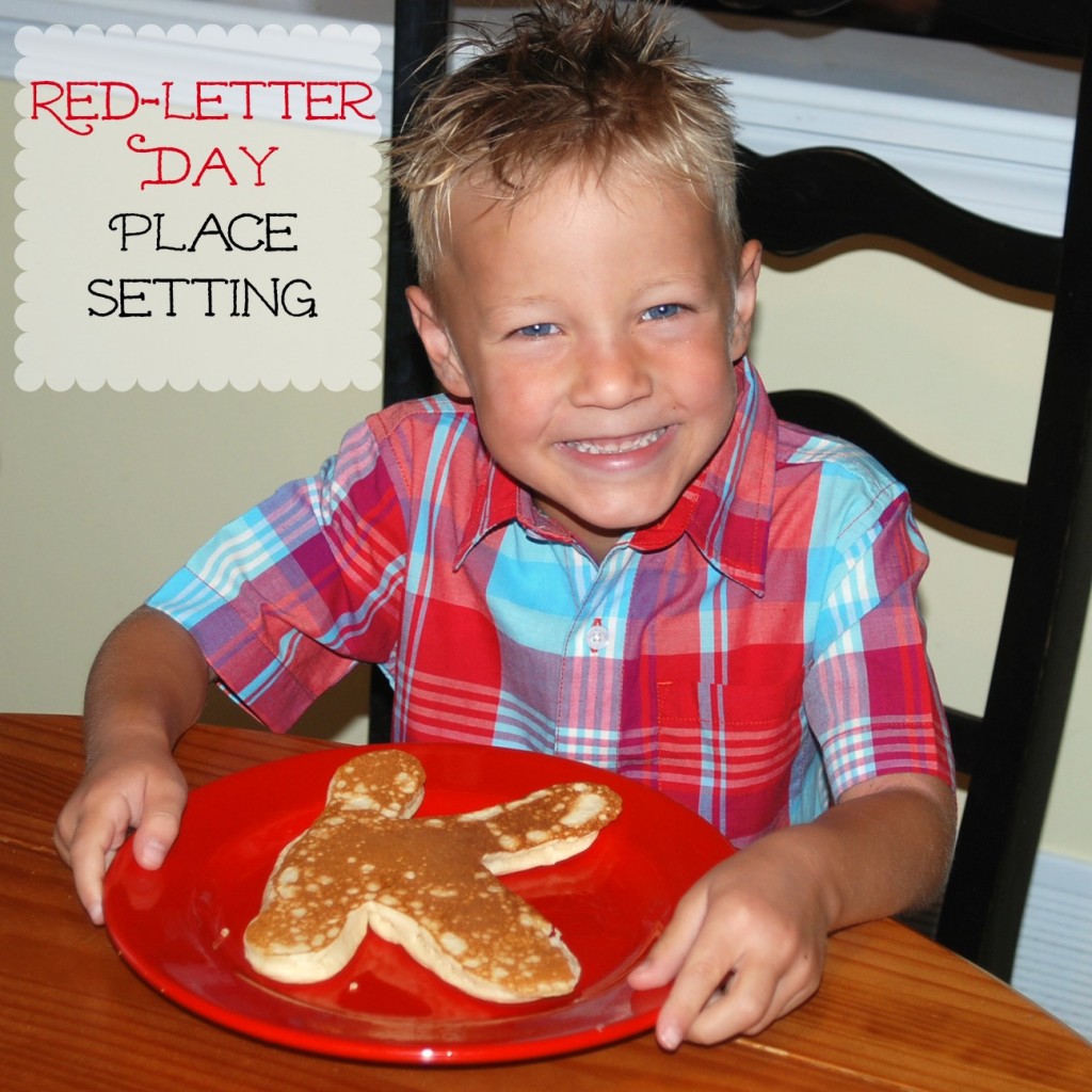 Red-letter Day Place Setting