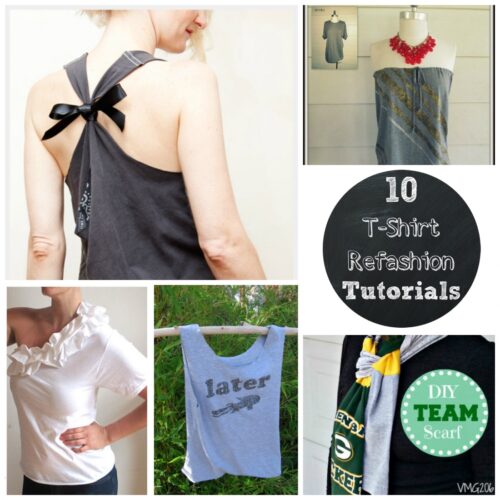 10 Easy and Adorable T-Shirt Refashions