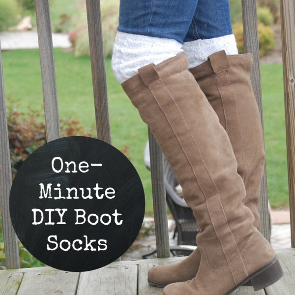Learn how to make your own boot socks in about one minute. Easiest tutorial ever!