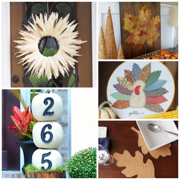 The ultimate Thanksgiving crafts and decor collection -- there are over 80 fabulous ideas in here!!