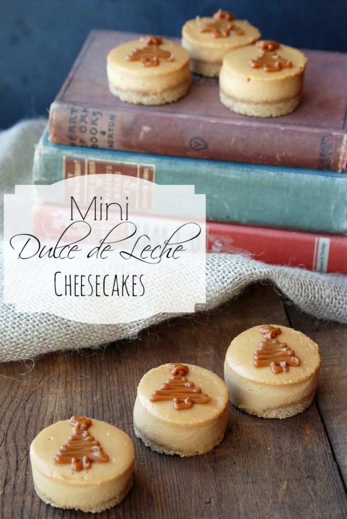 Mini Dulce de Leche cheesecakes made with the Nestle Dulce de Leche Cheesecake baking kit. #PerfectPie #shop