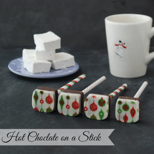 Make hot chocolate on a stick - what a fun treat for the holidays, or anytime!