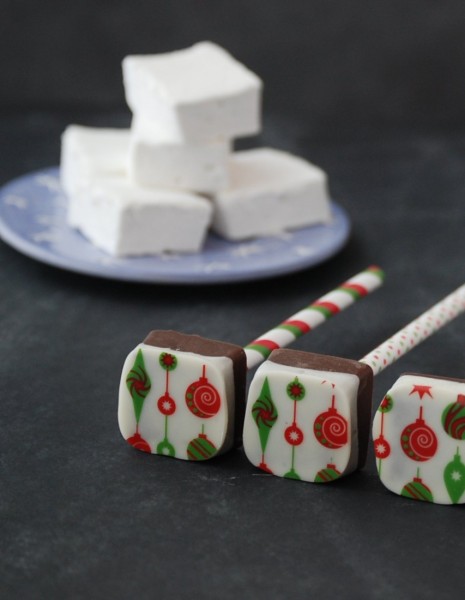 Make hot chocolate on a stick - what a fun treat for the holidays, or anytime!