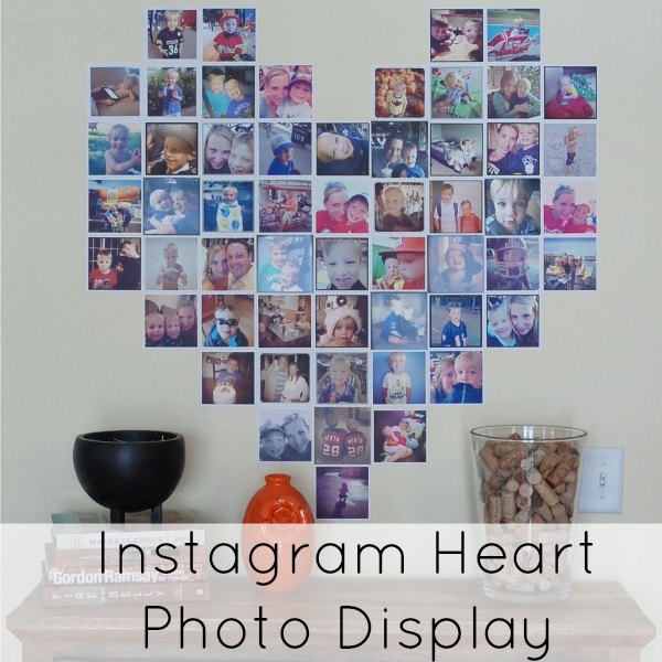 Instagram Heart Photo Display 