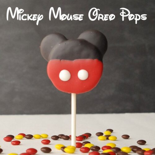 Mickey Mouse Oreo Pops