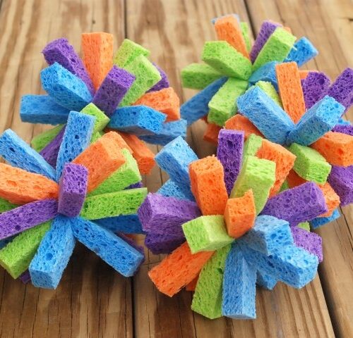 Sponge water bombs: These are so easy and inexpensive to make, but they create endless hours of summer fun!
