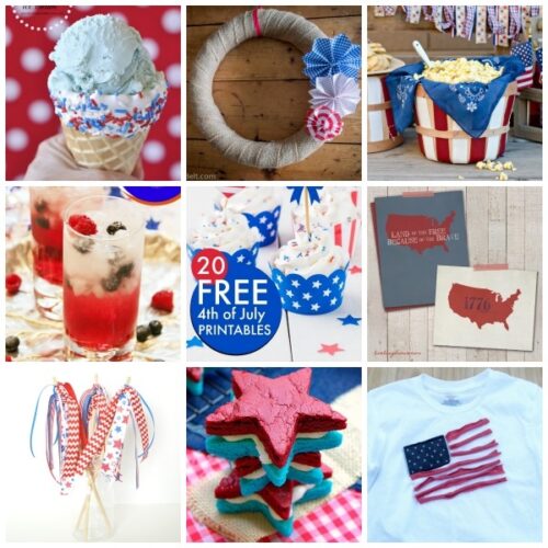 11 Patriotic Crafts & Recipes – Eat. Create. Party! Favorites