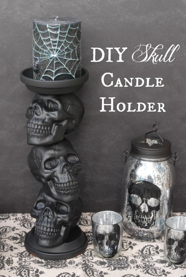 DIY Skull Candle Holder | Endlessly Inspired