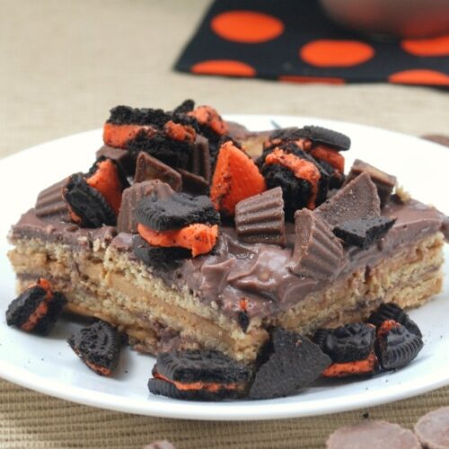 Peanut Butter-Chocolate Snack Pack Pudding Cup Icebox Cake