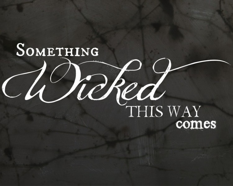 Download this free "Something Wicked This Way Comes" Halloween printable! #31DaysofHalloween