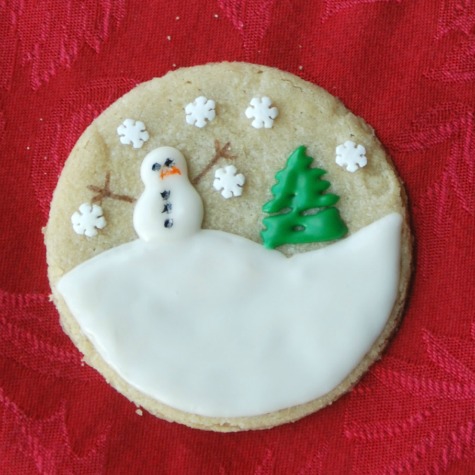 Easy Snow Globe Sugar Cookies
