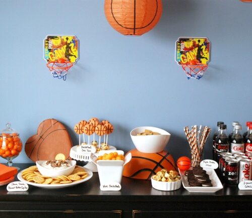 Easy Basketball Party & Reese’s Peanut Butter Cup Dip