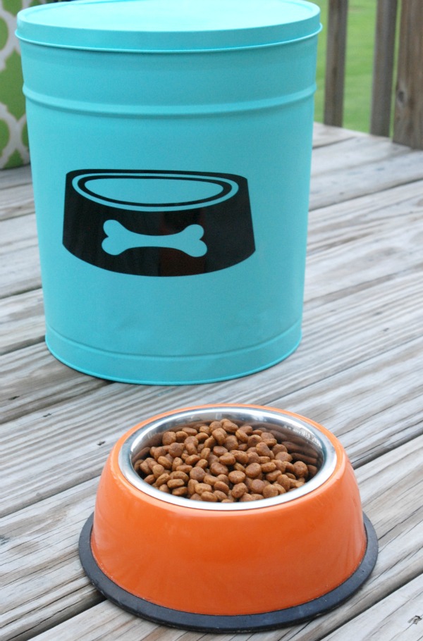 DIY Dog Food Container