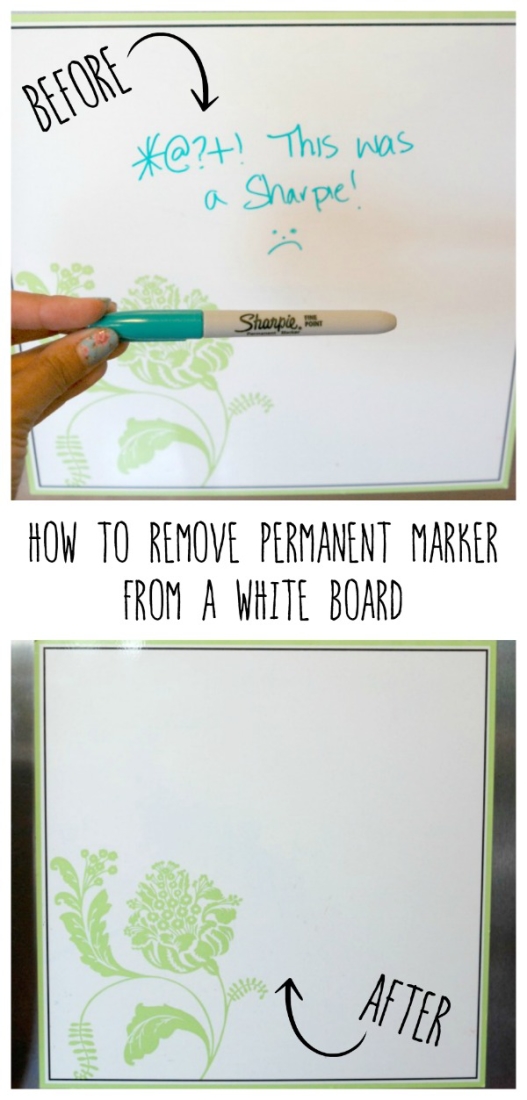 How To Remove Permanent Marker From A Dry Erase Board Endlessly Inspired