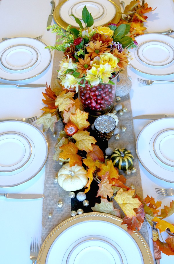 Quick & Easy Thanksgiving Tablescape | Endlessly Inspired