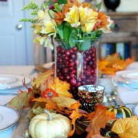 Quick & Easy Thanksgiving Tablescape