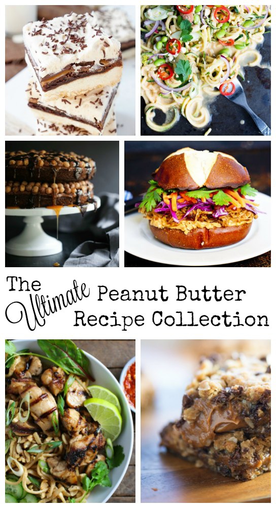 The Ultimate Peanut Butter Recipe Collection: 60 mouth-watering recipes that contain peanut butter. There are both sweet and savory recipes, as well as a few recipes for dogs too!!