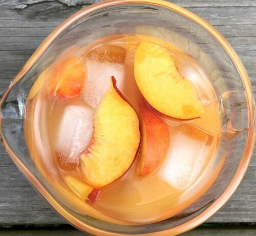 Grilled Peach Lemonade