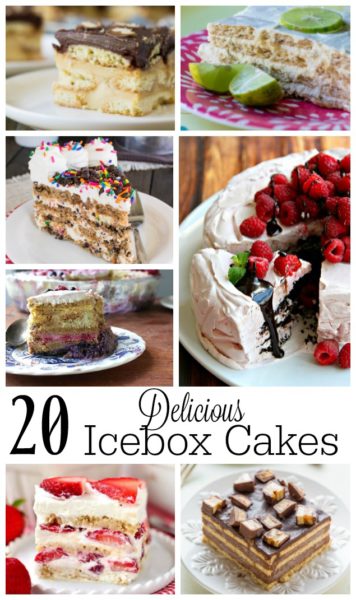 Icebox cakes are a great quick and easy no-bake dessert. This is a collection of 20 amazing icebox cake recipes!