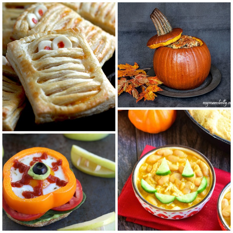 Desserts aren't the only thing that can be cute at Halloween -- check out these adorable savory snacks!