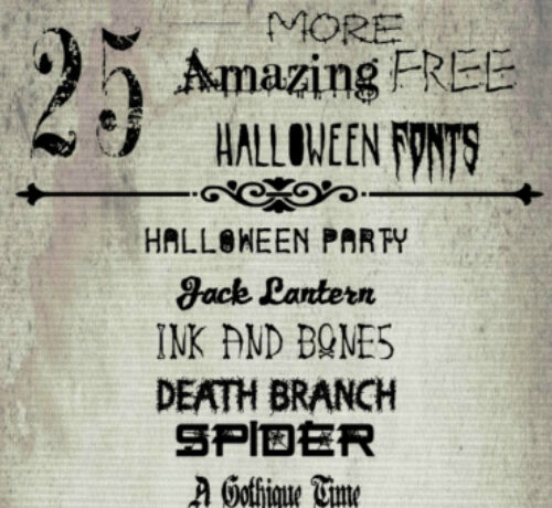 25 Free Halloween Fonts, Vol. 2