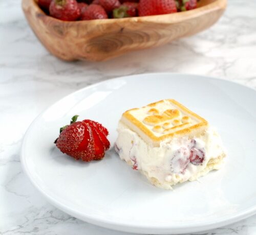 Strawberry Cheesecake Icebox Cake