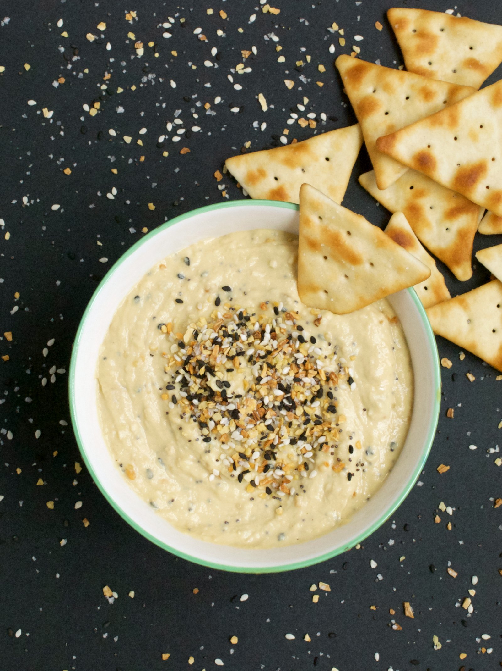 Everything Bagel Hummus | Endlessly Inspired