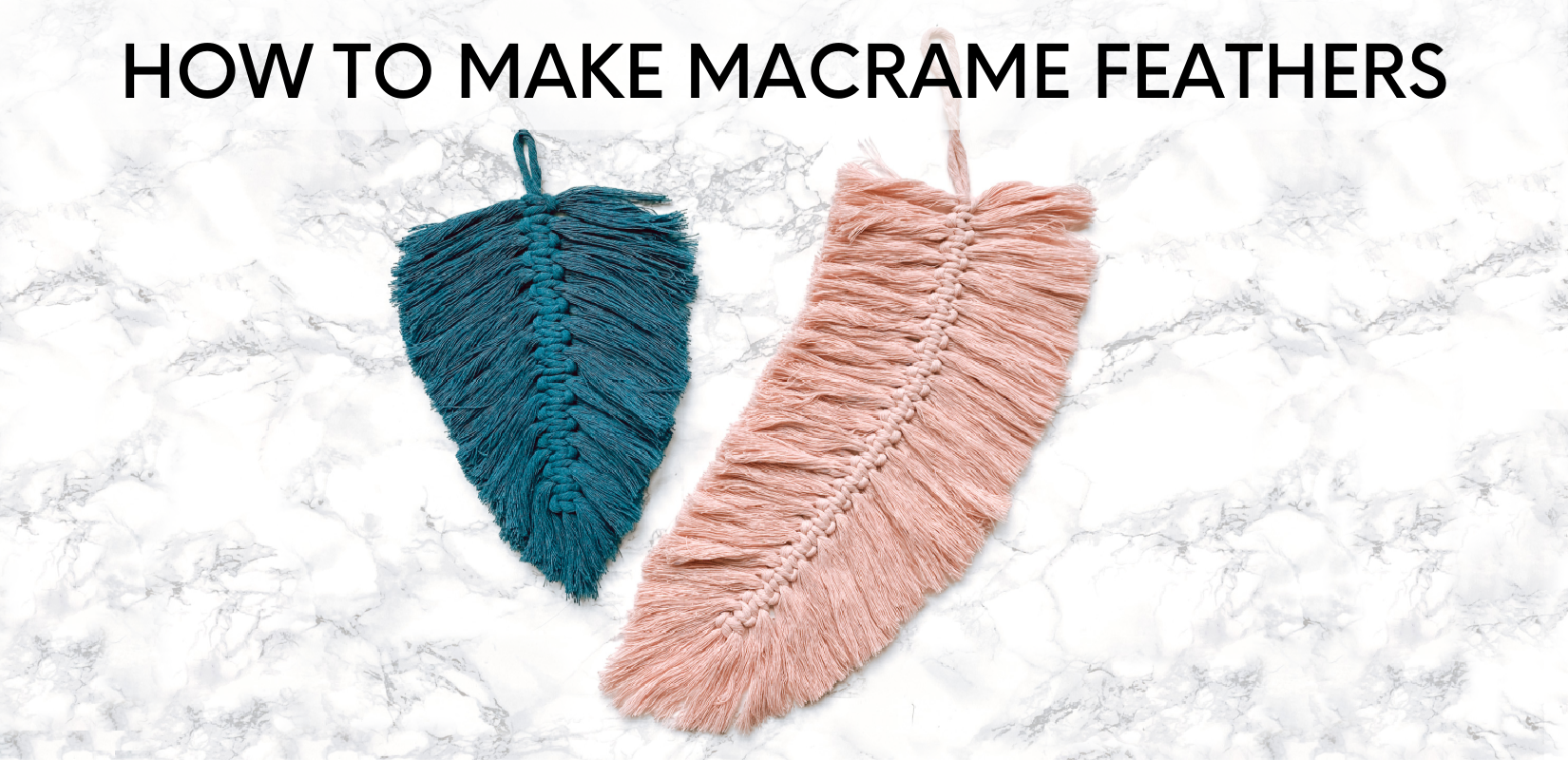 macrame feathers